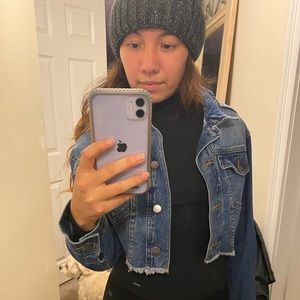 Wild Fable Cropped Denim Jacket